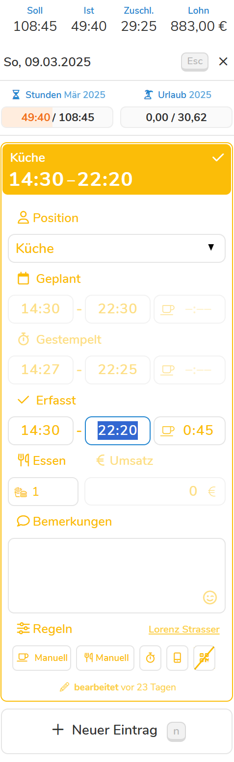 Dialogfeld: Neue Schicht erstellen