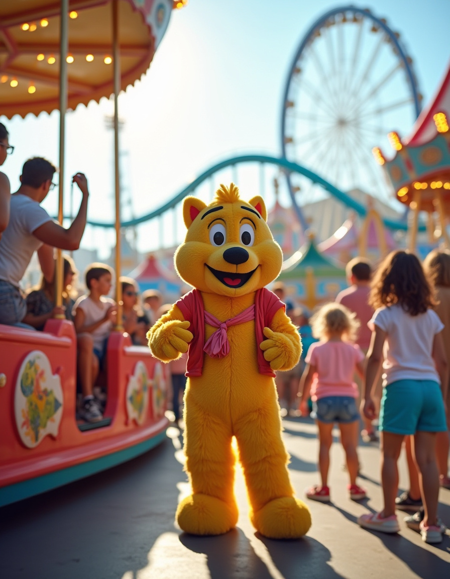 Freizeitpark Demonstrationsbild